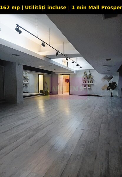Spatiu 162 mp open space | Intrare separata 24/7 | Langa Mall Prosper